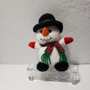 Vintage 1988 CHRISHA PLAYFUL **Snowman** Plush Toy